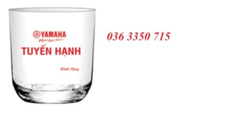 Ly thủy tinh in theo yêu cầu 
